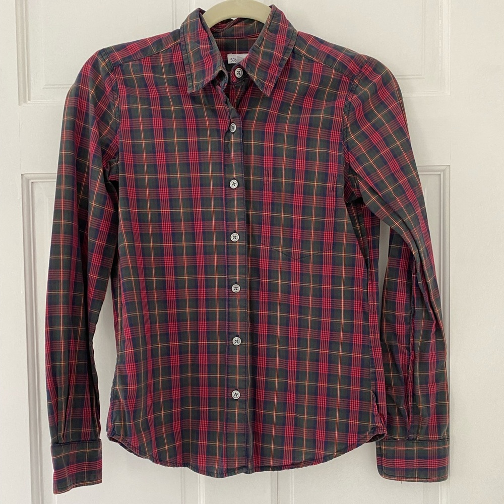 Steven Alan Plaid Button Down